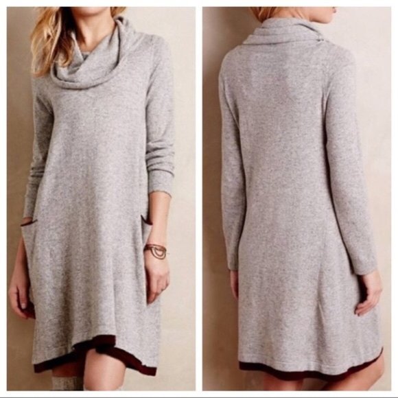 Anthropologie Dresses & Skirts - Anthropologie • Sparrow Cowl Neck Sweater Dress